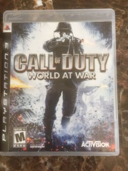 CALL OF DUTY WORLD AT WAR PS3