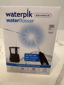 Waterpik Aquarius Water Flosser WP-662 Jet Black NEW SEALED