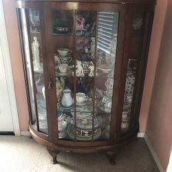 Antique Art Deco Display Cabinet