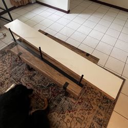 IKEA White 74.75 Inch Lack Shelf