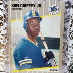 Ken Griffey Jr 1989 Fleer Rookie Card Collectible