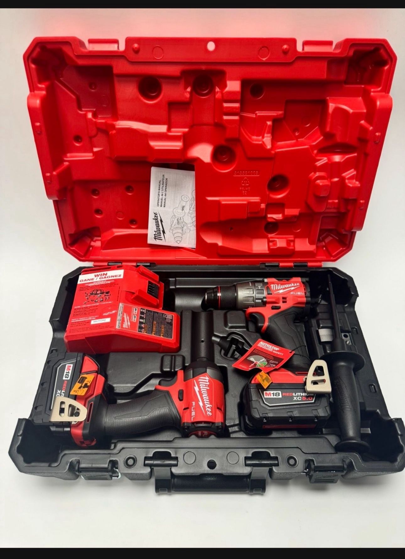 🔥 Milwaukee Hammer Drill and impact Drill Kit