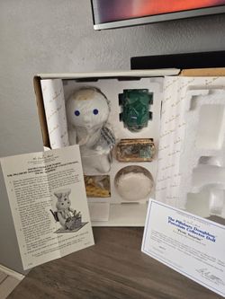 Brand New In Box Vintage 1999 Danbury Mint Doughboy PICNIC SURPRISE 10" Porcelain Doll Collection FIRM PRICE