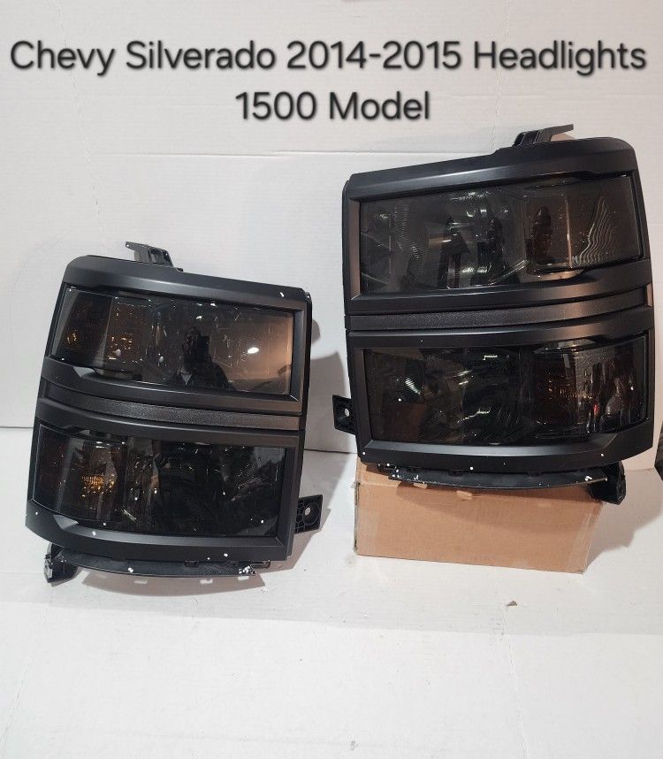 Chevy Silverado 2014-2015 Headlights 