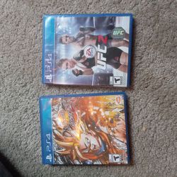 Ps4 Games Both Ufc And Dbz Playstation 4