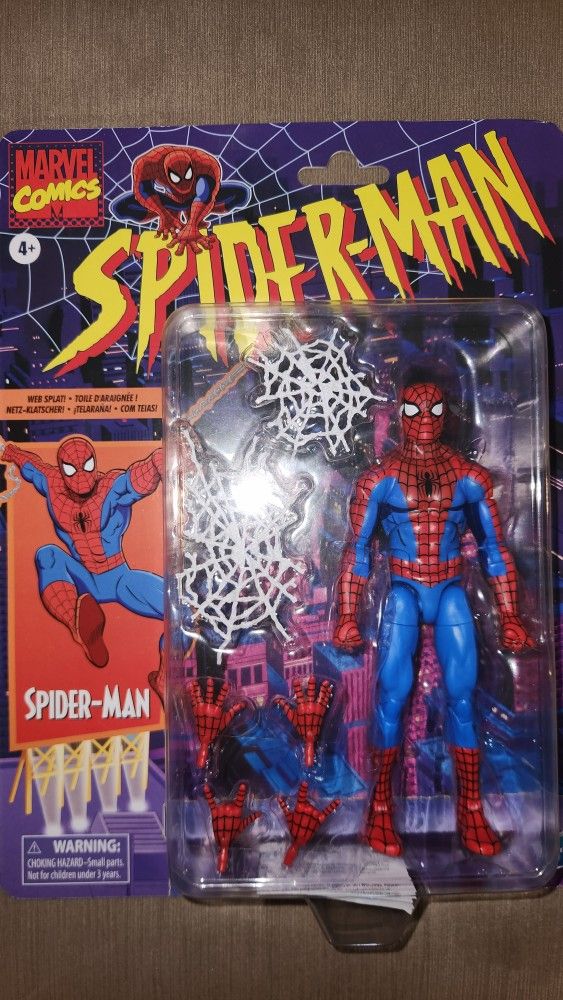 Marvel Legends Spiderman Cell Shaded Walmart Exclusive