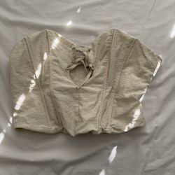Cream Corset Top Size S/M
