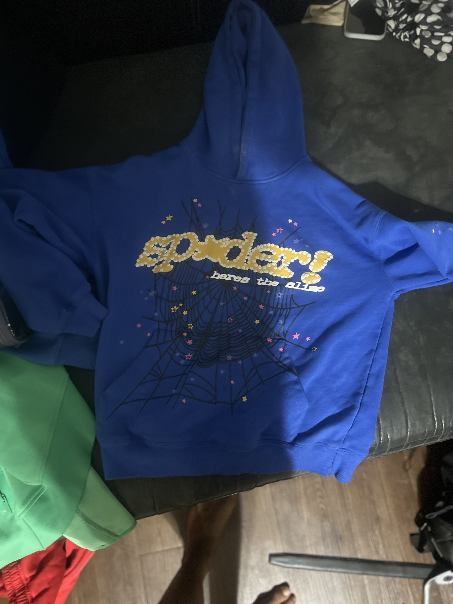 blue legacy spider hoodie