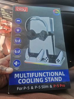 Ps5 charging station and fan