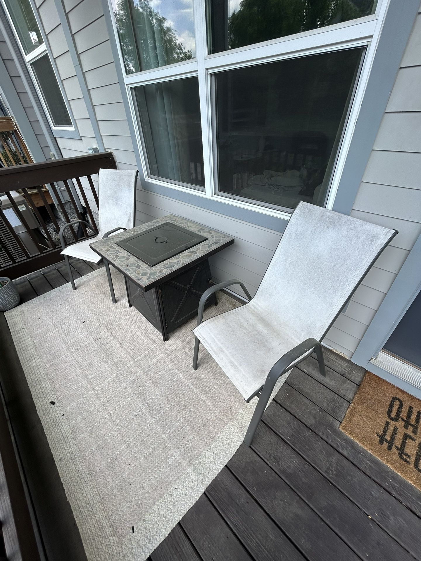Matching White Porch Chairs