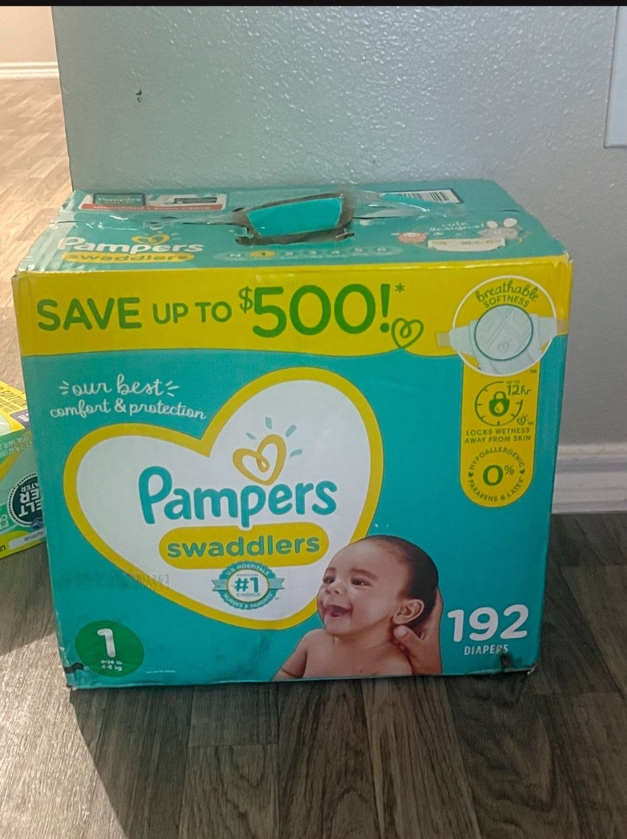 Pampers Swaddles Size 1 192 Count