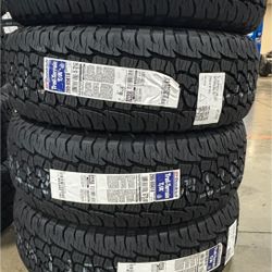 (4) - 265/65/18 BF Goodrich Trail Terrain T/A Tires