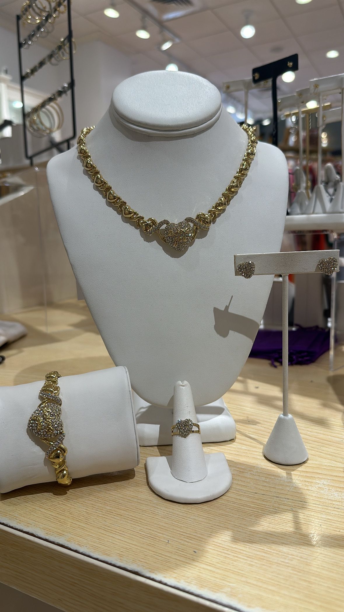 Triple gold Plated I Love You set