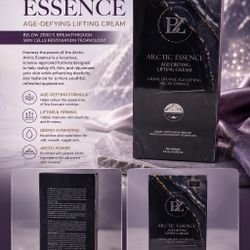 Below Zero Arctic Essence Age-Defying Lifting Cream – Advanced Firming & Hydrating Face Moisturizer | 18ml / 0.60 fl oz