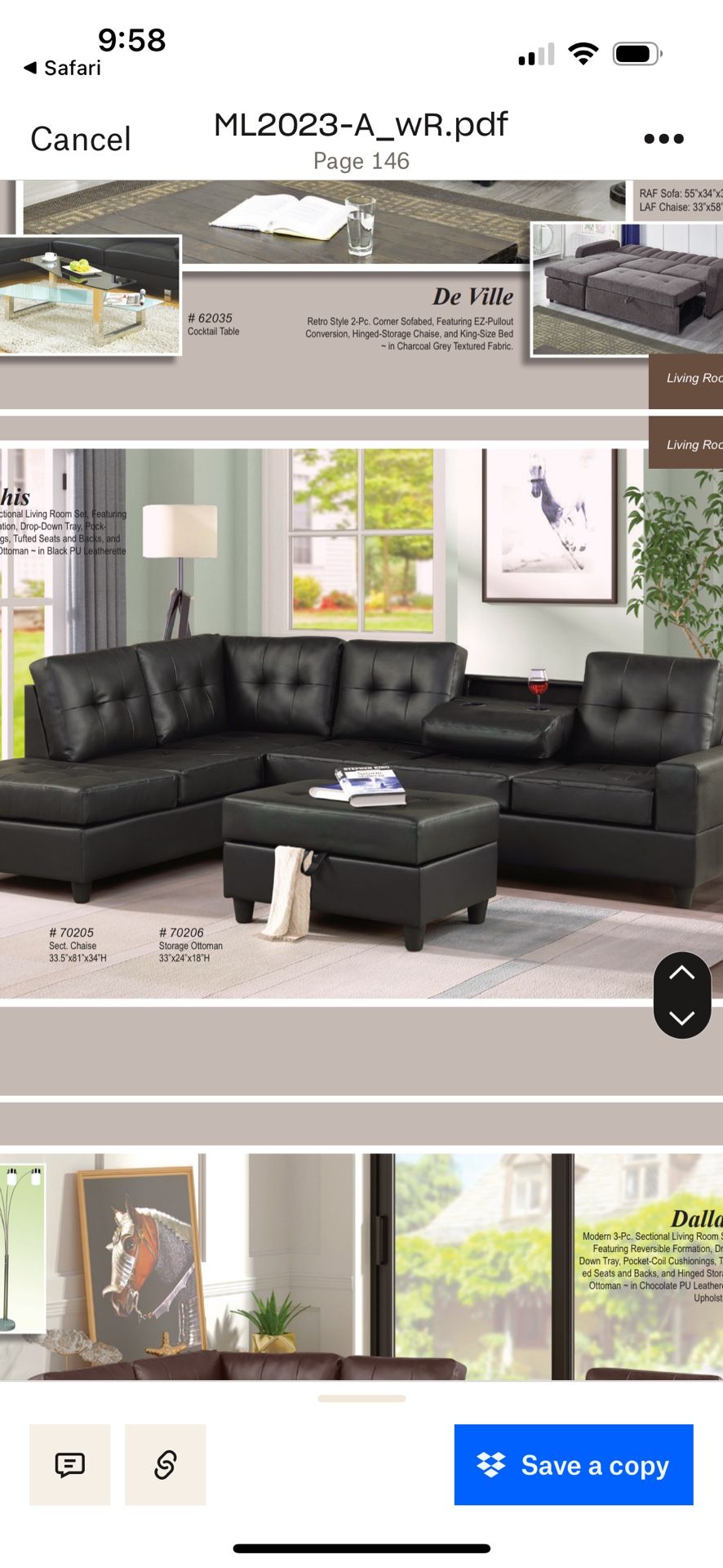 Mainline Sectional In Stock For Fast Delivery