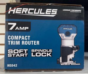 Hercules HE042 7 Amp Compact Trim Router - New Sealed in Box
