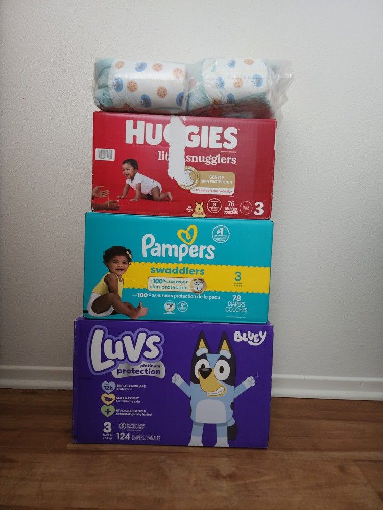 Size 3 Diaper Bundle