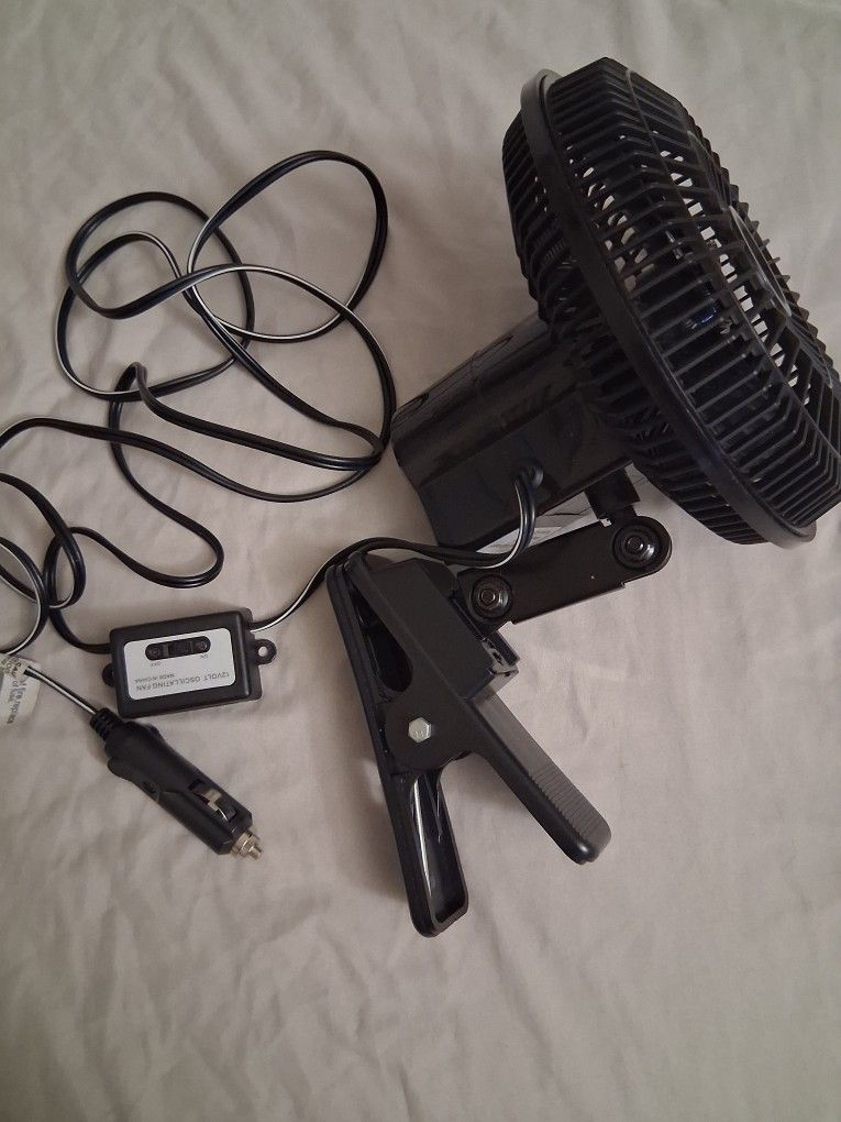 Auto Drive 12 Volt Clip Fan