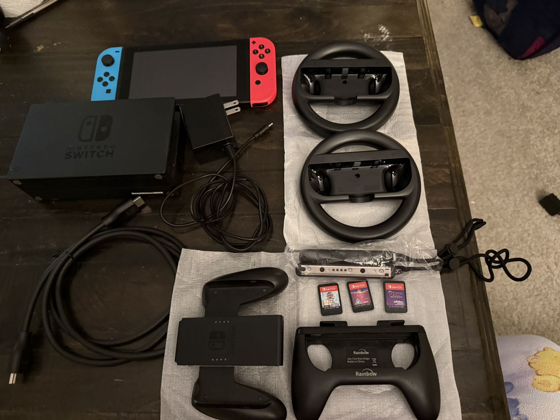 Nintendo Switch And Accessories And Games 