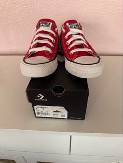 New converse all star red ox men size 4 / women size 6