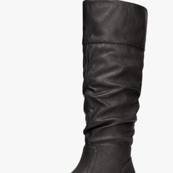 DREAM PAIRS Women's Wide Calf Knee High Pull On Fall Weather Winter Boots