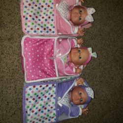 💖NEW 3  BABY DOLLS. GREAT FOR  CHILDREN OF ALL AGES.  . $10 EA OR $25 FOR ALL 3