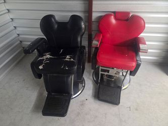 Barber Chairs Black Red Hydraulic
