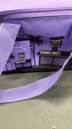 Limited addition trader Joe mini insulated bag purple