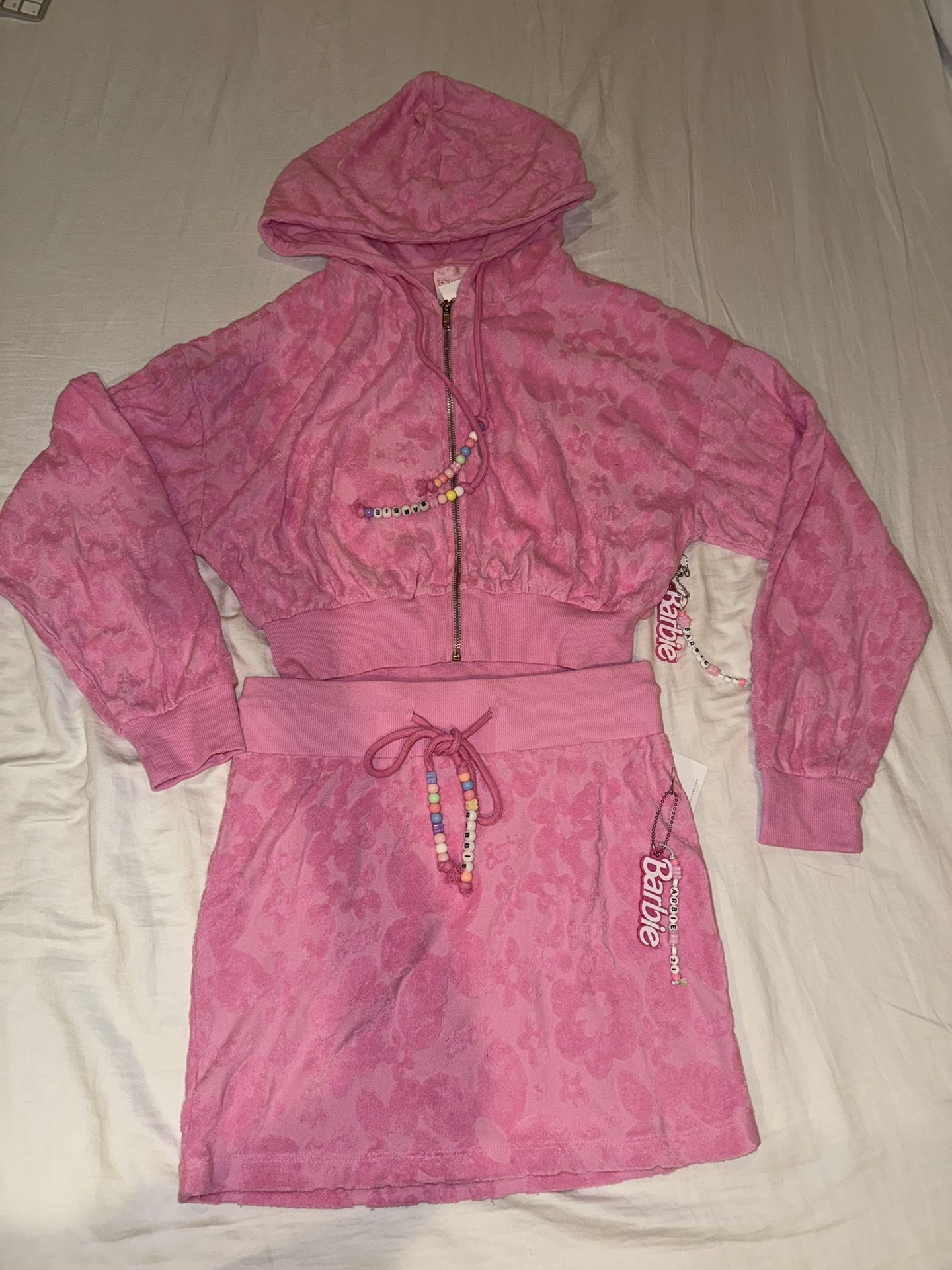 Barbie Athletic Sweatshirt & Skirt