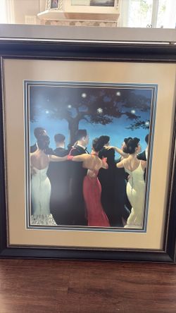 Dancing under the Stars Framed with 3 Mats Wall Art