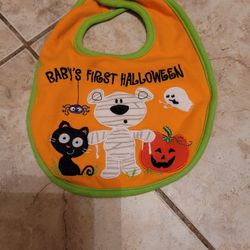 Babys 1st Halloween Bib Brand New