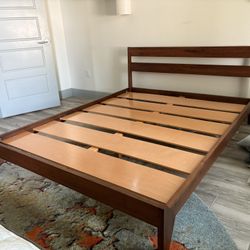 Tuft & Needle Queen Solid Walnut Bed Frame