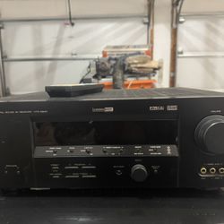 Yamaha HTR-5840 Natural Sound A/V Receiver. This is a home theater receiver model  that supports 6.1-channel surround sound. 