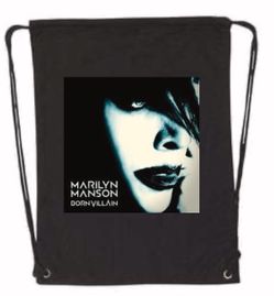Marilyn Manson Drawstring Bookbag