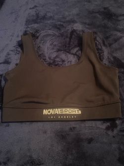 Fashion Nova Black Nova Sport Los Angeles Sports Bra