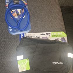 Bike Bag and Bicycle Lock