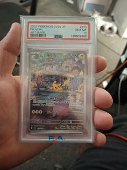 2023 pikachu art rare Japanese  psa 10