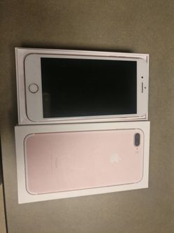 iPhone 7 plus rose gold factory unlocked