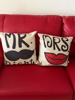 Pillows Mr and Mrs
