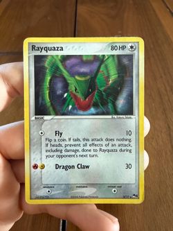 EX Sandstorm Rayquaza