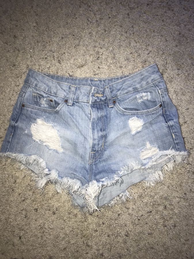 High Waisted Jean Shorts