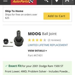 Dodge Ram Front End Parts