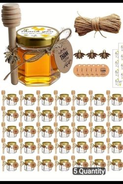 60 Mini Honey Jars