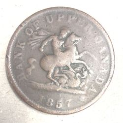 1857 Canadian Penny 