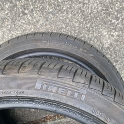 225/40/18 Pirelli Cinturato Tires X 2