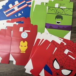 Marvel Party Favor Boxes