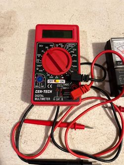 Cen tech and cal term multimeters tools