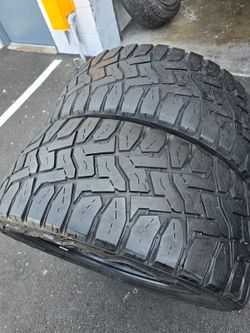 2 Used Tires Lt33x12.50r20 Toyo RT Open Country $120.00
