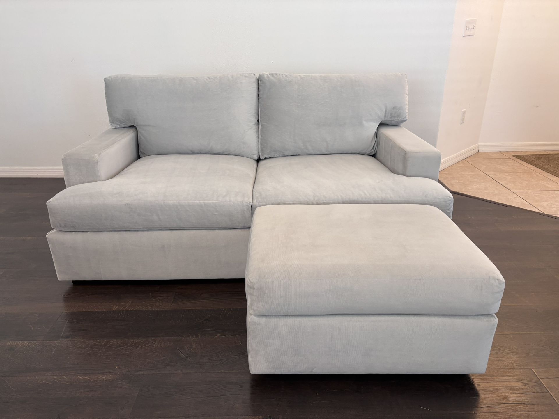 Bernhardt Grey Couch