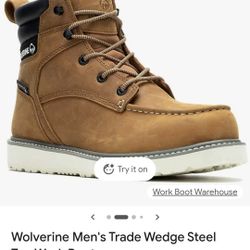 Wolverine Men's Trade Wedge Steel Toe Work Boot